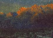 Albert Bierstadt Sunrise in the Sierras oil painting